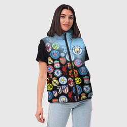 Женский жилет МАНЧЕСТЕР СИТИ MANCHESTER CITY, цвет: 3D-черный — фото 2