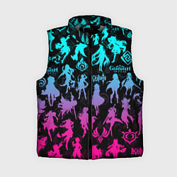 Женский жилет ГЕНШИН ИМПАКТ НЕОН ПЕРСОНАЖИ ИГРЫ GENSHIN IM ACT L