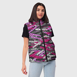 Женский жилет Розовый камуфляж ЯЖМАТЬ, цвет: 3D-черный — фото 2