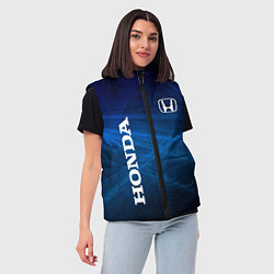 Женский жилет Honda - Blue, цвет: 3D-черный — фото 2