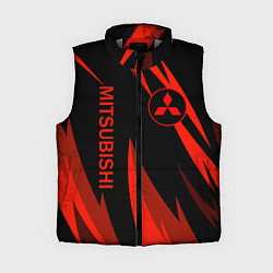 Женский жилет Mitsubishi Авто для души, цвет: 3D-светло-серый