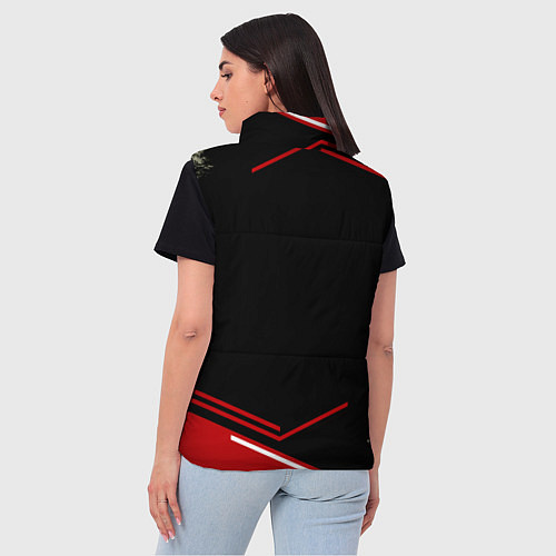 Женский жилет Кобра Кай Сериал Нетфликс Гранж / 3D-Черный – фото 4