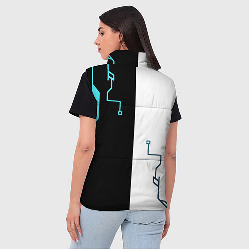 Женский жилет Cyberpunk 2077 Game / 3D-Черный – фото 4