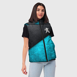 Женский жилет Peugeot: Металл в цвет, цвет: 3D-красный — фото 2