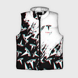 Женский жилет Tesla pattern glitch