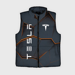 Женский жилет Tesla текстура, цвет: 3D-черный