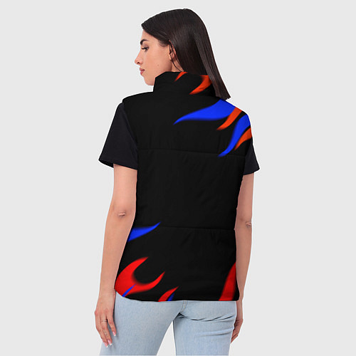 Женский жилет Toyota Разноцветный огонь / 3D-Черный – фото 4