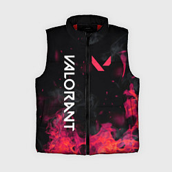 Женский жилет Valorant огонь, цвет: 3D-красный