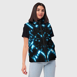 Женский жилет Силуэт электронных систем, цвет: 3D-черный — фото 2