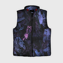 Женский жилет Синий милитари, цвет: 3D-красный