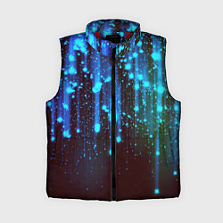 Женский жилет Звездопад Звёздный дождь, цвет: 3D-красный