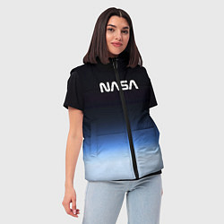 Женский жилет NASA с МКС, цвет: 3D-светло-серый — фото 2