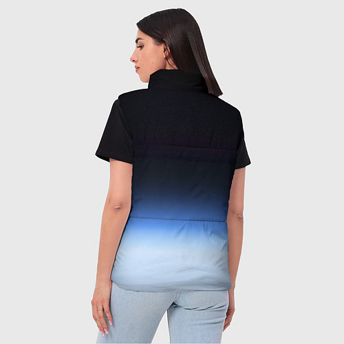 Женский жилет NASA с МКС / 3D-Черный – фото 4