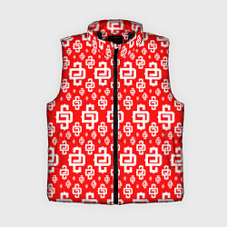 Женский жилет Red Pattern Dope Camo Dope Street Market Спина, цвет: 3D-черный