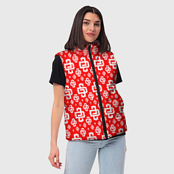 Женский жилет Red Pattern Dope Camo Dope Street Market Спина, цвет: 3D-черный — фото 2