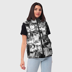 Женский жилет Berserk pattern, цвет: 3D-черный — фото 2
