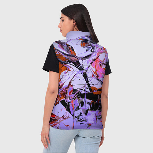 Женский жилет Color abstraction Pattern Vanguard / 3D-Светло-серый – фото 4