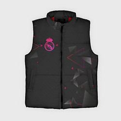 Женский жилет Реал Мадрид форма абстрактная, цвет: 3D-красный