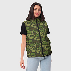 Женский жилет Камуфляж в крапинку, цвет: 3D-красный — фото 2