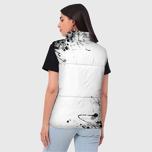 Женский жилет Lexus texture Трещины / 3D-Светло-серый – фото 4