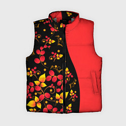 Женский жилет Хохлома Русская роспись