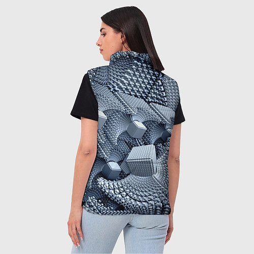 Женский жилет Vanguard pattern 2078 Abstraction / 3D-Черный – фото 4