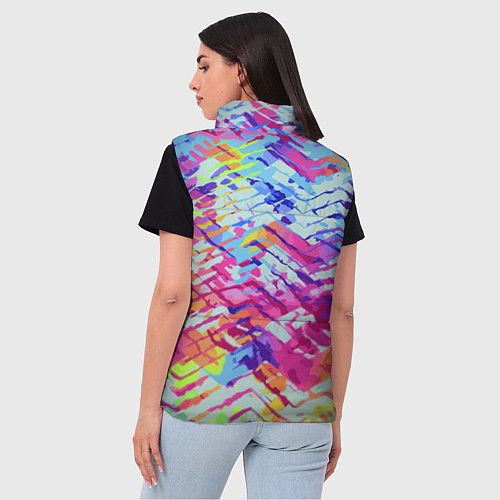 Женский жилет Color vanguard pattern / 3D-Красный – фото 4