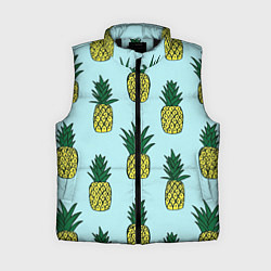 Женский жилет Рисунок ананасов