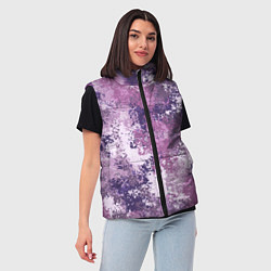 Женский жилет Спортивный камуфляж Пикси - Лаванда, цвет: 3D-светло-серый — фото 2