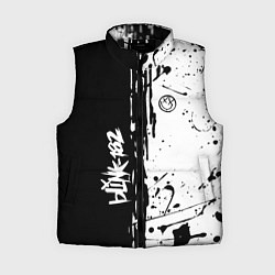 Женский жилет Blink 182 БРЫЗГИ, цвет: 3D-черный