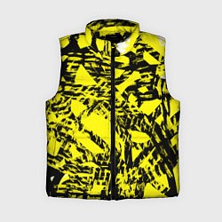 Женский жилет Censored Дополнение Коллекция Get inspired! Fl-182, цвет: 3D-черный