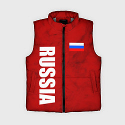 Женский жилет RUSSIA - RED EDITION - SPORTWEAR, цвет: 3D-светло-серый