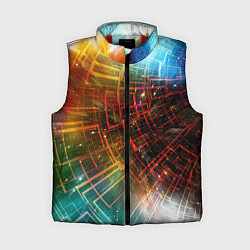 Женский жилет Portal - Neon Space - туннель из энергетических па