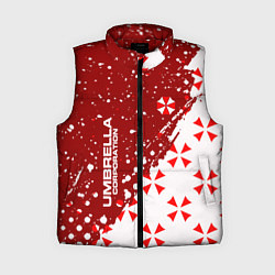 Женский жилет Resident Evil Umbrella Corporation паттерн