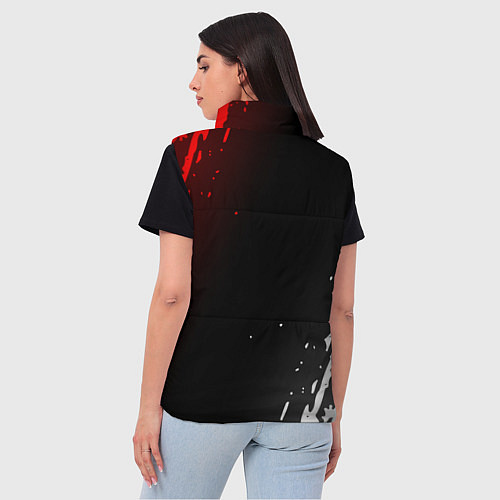 Женский жилет Resident evil амбрелла / 3D-Черный – фото 4
