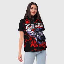 Женский жилет БЕРСЕРК BERSERK GUTS, цвет: 3D-красный — фото 2