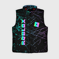 Женский жилет ROBLOX неоновый логотип