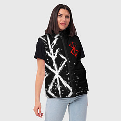 Женский жилет БЕРСЕРК - КЛЕЙМО ЖЕРТВЫ, цвет: 3D-черный — фото 2