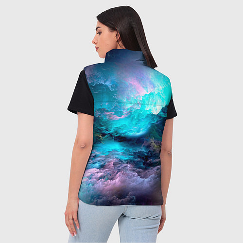 Женский жилет МОРСКОЙ ШТОРМ / 3D-Светло-серый – фото 4