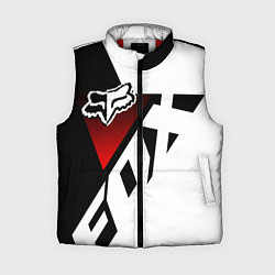 Женский жилет FOX RACING - ФОКС ЧЕРНЫЙ И БЕЛЫЙ, цвет: 3D-красный