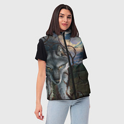 Женский жилет IN COLD wolf without logo, цвет: 3D-черный — фото 2