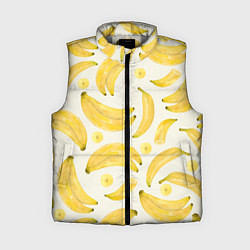 Женский жилет Банановый Рай Лета, цвет: 3D-светло-серый