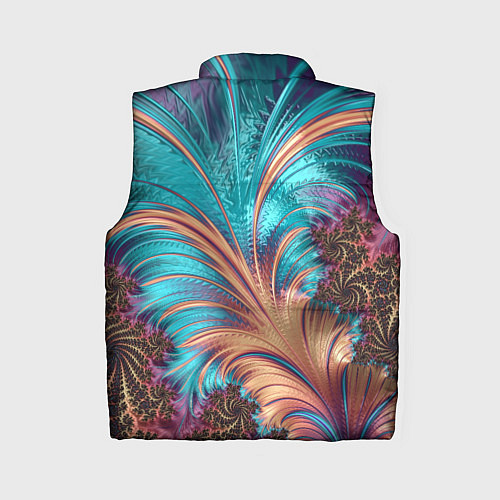 Женский жилет Floral composition Цветочная композиция / 3D-Светло-серый – фото 2