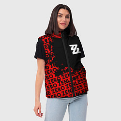 Женский жилет Zenless Zone Zero капля арт, цвет: 3D-черный — фото 2