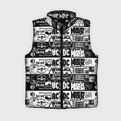 Женский жилет THE TEXTURE OF LEGENDARY ROCK BANDS