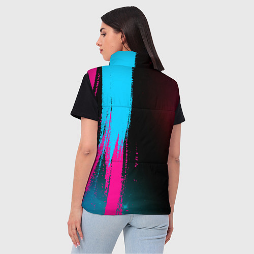 Женский жилет Subaru Neon Gradient / 3D-Черный – фото 4