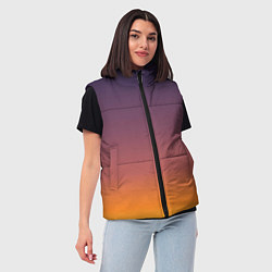 Женский жилет Sunset Gradient, цвет: 3D-черный — фото 2