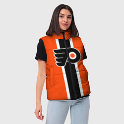 Женский жилет Филадельфия Флайерз Форма, цвет: 3D-черный — фото 2