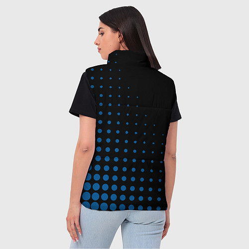 Женский жилет Psg абстракция / 3D-Красный – фото 4