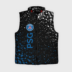 Женский жилет Psg брызги красок, цвет: 3D-красный